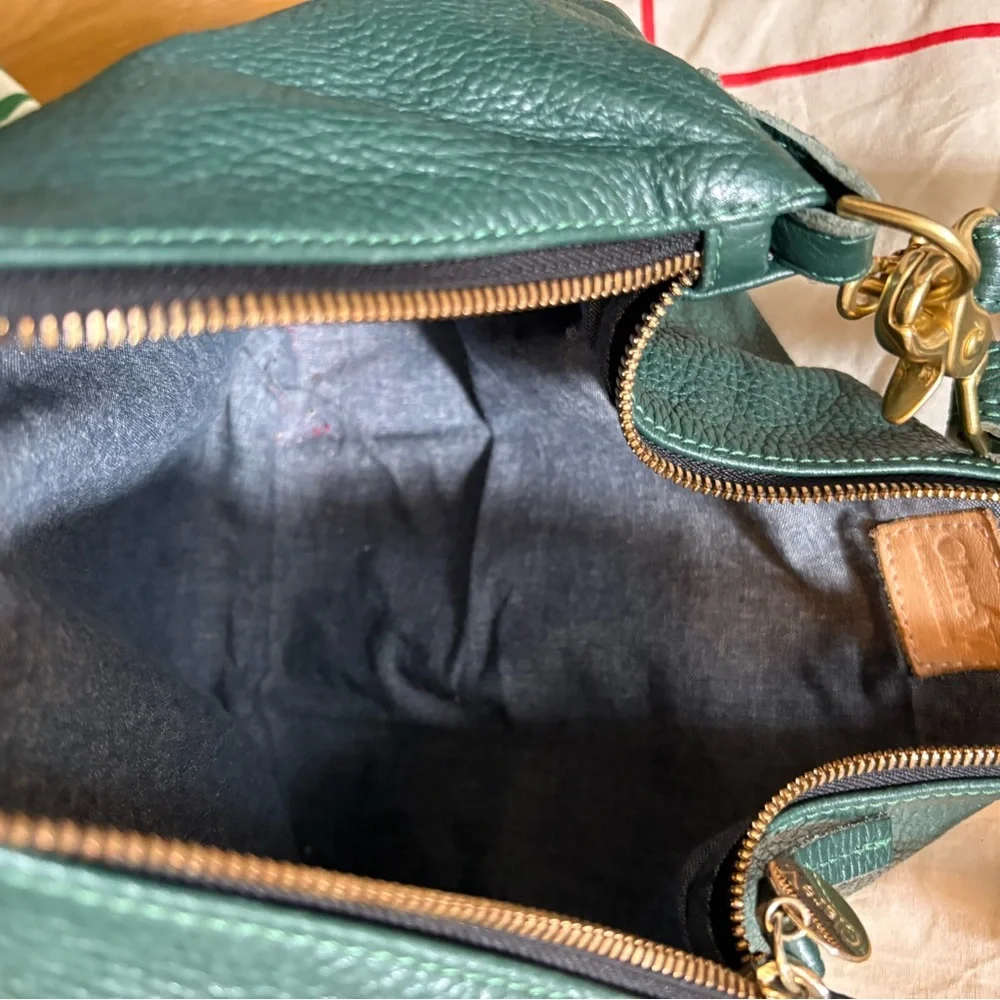 Clare V green moyen messenger bag - Picture 8 of 8